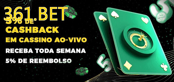 Promoções do cassino ao Vivo 361.BET